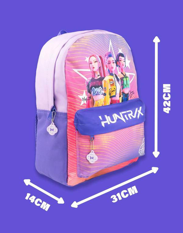 Vanilla Underground KPop Demon Hunters Girls Pink Huntrix Backpack (One Size)