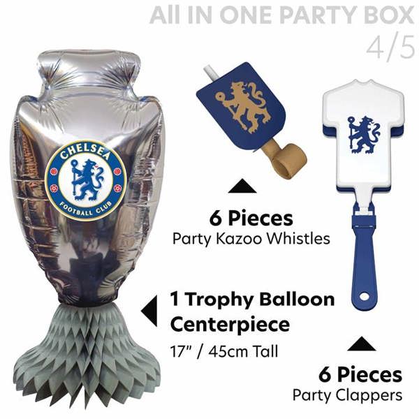 Chelsea FC All in One Party Box Set, Kitchen Accessories, Sports, Gift