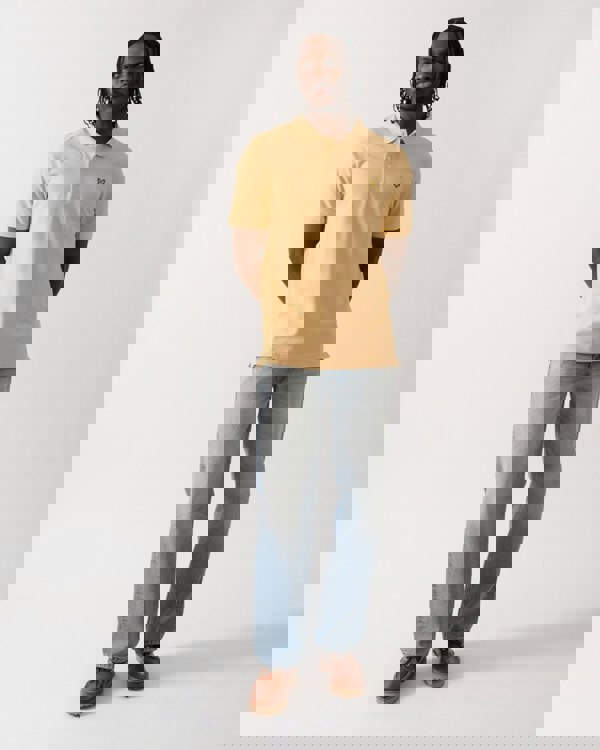 Lyle & Scott Plain Mens Polo Shirt SP400VOG - X596 Sherbet