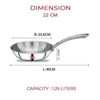 AVIAS TRIPLY FRYPAN - 22cm (1.25L)