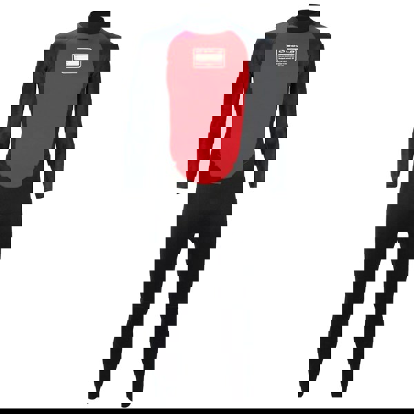 Sola Mens Blaze Back Zip 5/4mm Fullsuit - Grey/Red