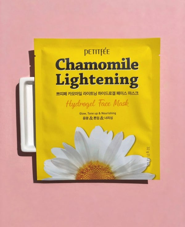 PETITFEE Chamomile Lightening Hydrogel Face Mask Sheet Mask