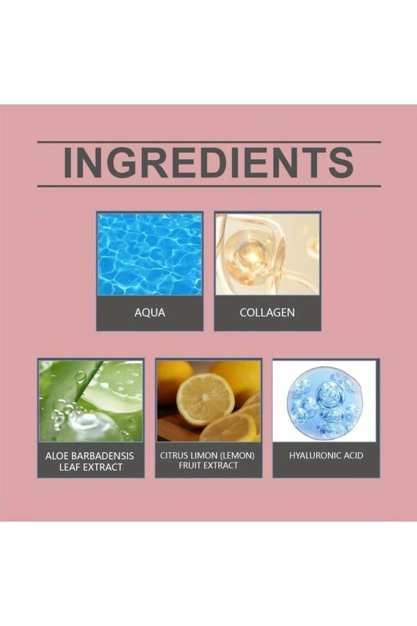Dyzi Instant Lifting Collagen Gel Mask 4pcs Unscented All Skin Types