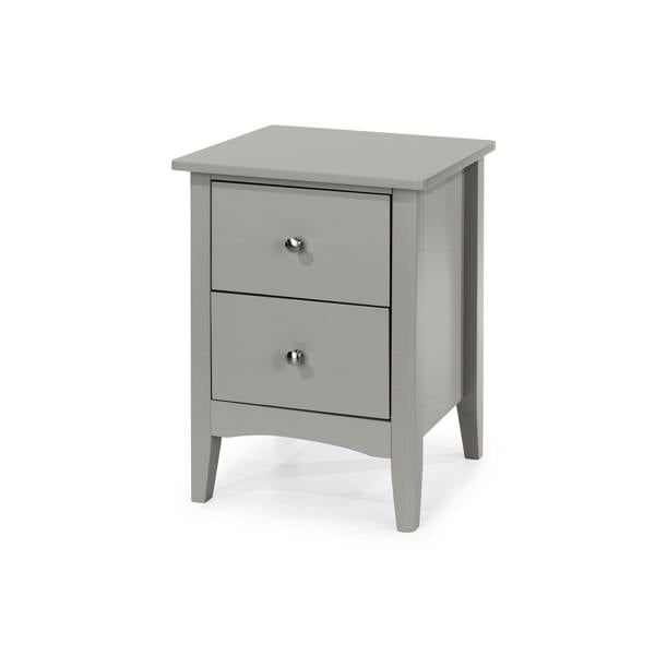 Core Products Como 2-Drawer Tall Bedside Cabinet, Shaker