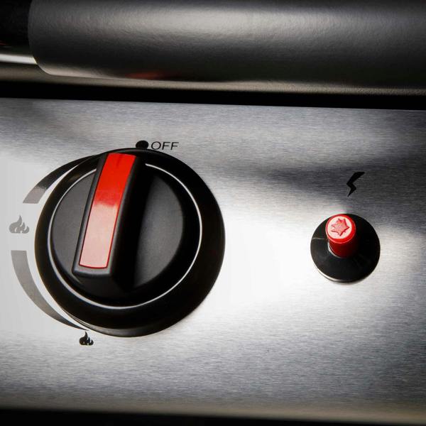 Dellonda DG14 Barbecues Action shot - ignition - dial