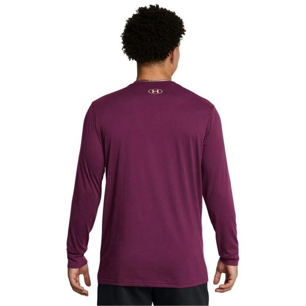 Under Armour Mens Project Rock Brahma Bull Long-Sleeved T-Shirt - Purple
