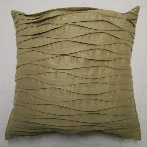 Lyon Pleated Cushion BEIGE @Home