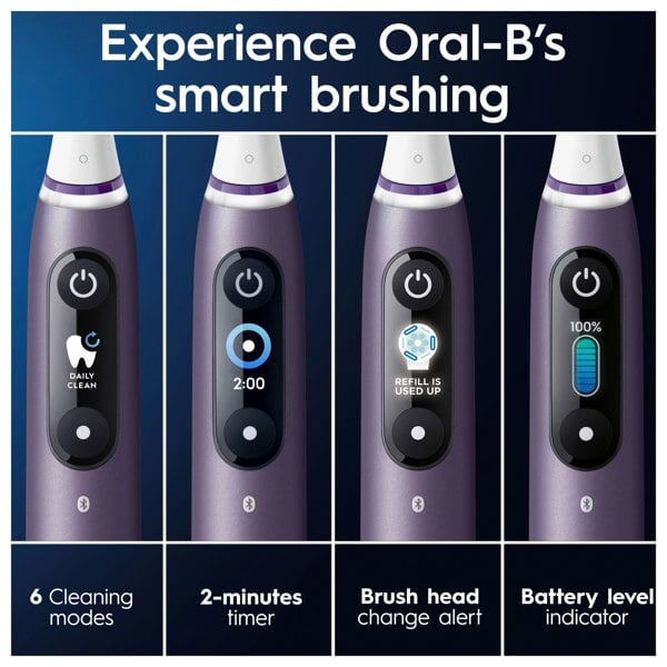 Oral-B iO 8 Electric Toothbrush - Violet