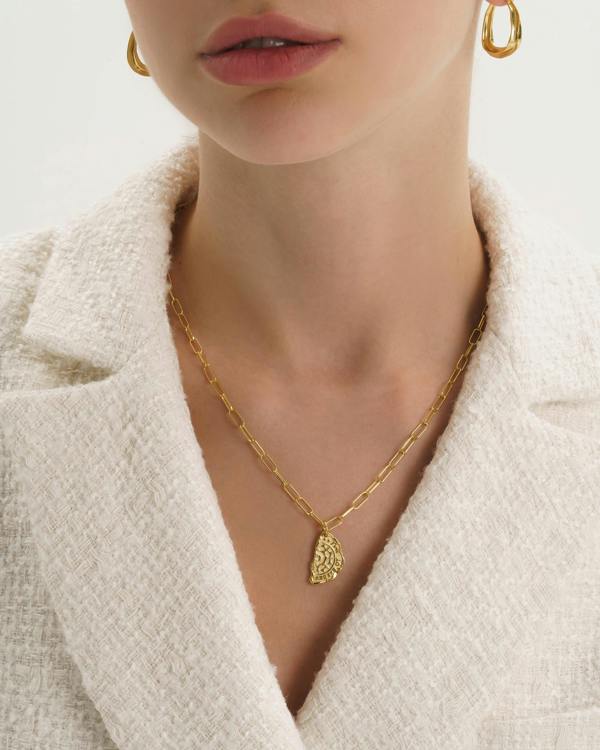 14K Gold Link Chain Minimalist Necklace - Necklaces - Elk & Bloom