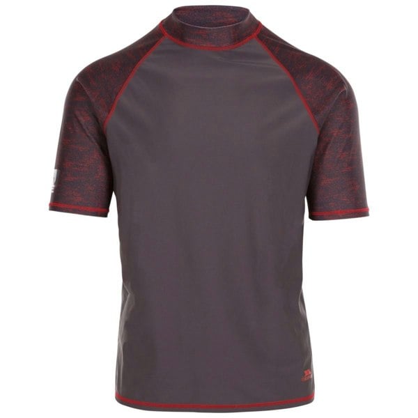 Trespass Mens Theo Rash Guard - Dark Grey
