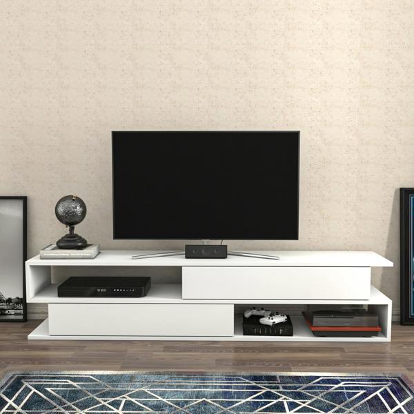 Decorotika Cortez Modern Tv Stand Tv Unit TV Cabinet for Tv's up to 72"