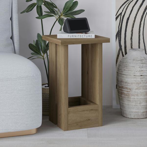 Decortie Tasos Square Side Table Nightstand (W) 30cm