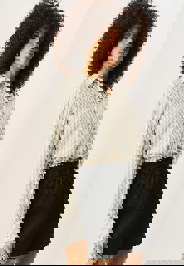 Gini London Black Draw String Short