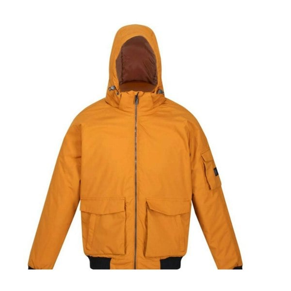 Regatta Mens Faizan Hooded Waterproof Jacket - Cathay Spice