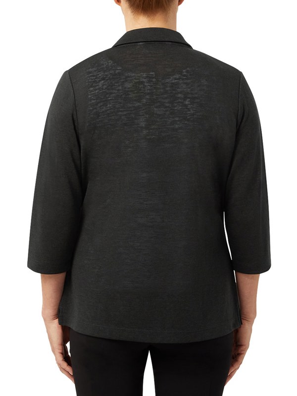 PennyPlain Front Button Jacket - Black