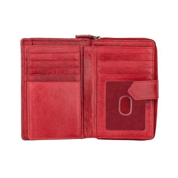 PRIMEHIDE Bifold Leather Purse For Women Arizona