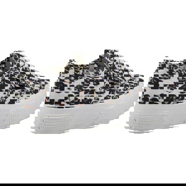 Superga 2750 Light Leopard Print Women's Trainers - Light Beige Leopard