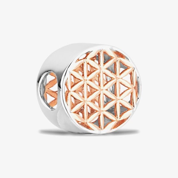 Rosa Lea Geometric Triangles Charm AM-2THB014306