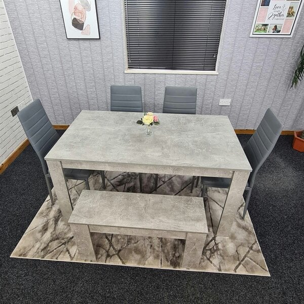 Kosy Koala Dining Table Set with 4 Chairs Dining Room and Kitchen table set of 4, and Bench