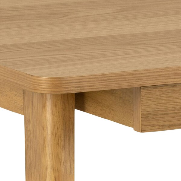 Wyld Haus Quietwood Oak Wood Office Desk