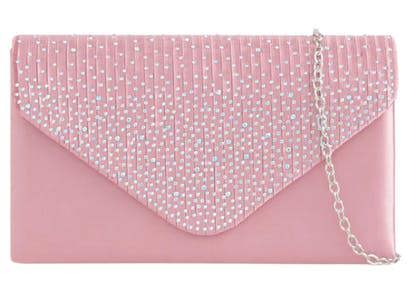 SVNX Diamonte Clutch Bag