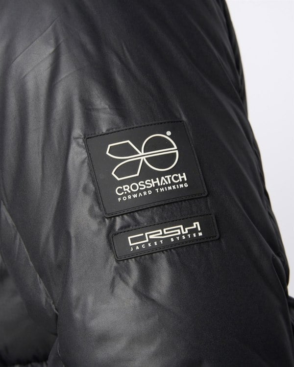 Crosshatch Camptor Panel Jacket Black