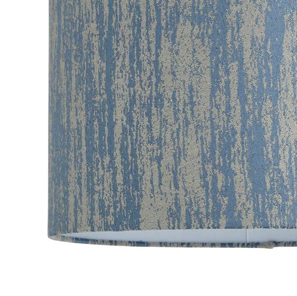 Pagazzi Lighting Canterbury 30cm Blue Jacquard shade