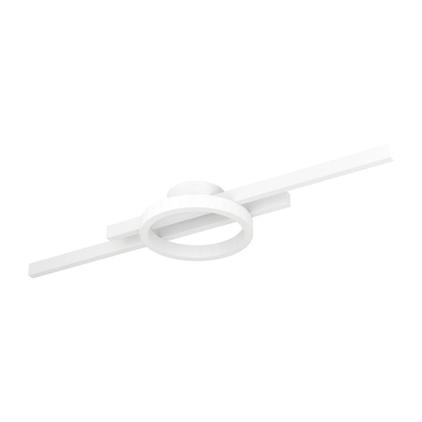 EGLO Amandolo LED Contemporary White Steel Flush Ceiling Light