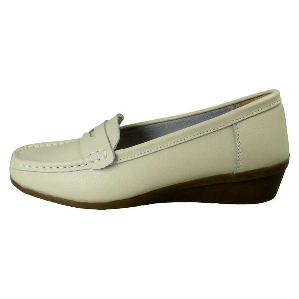 Down to Earth Ladies Down To Earth Wide Fit Wedge Heel Casual Shoes F3124