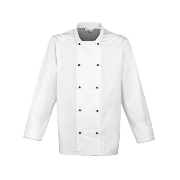 Premier Unisex Adult Cuisine Chef Jacket - White