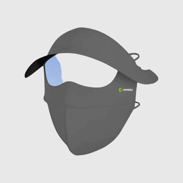 Anniou Sun Protective Wide Brim Face Mask - one-size - graphite gray