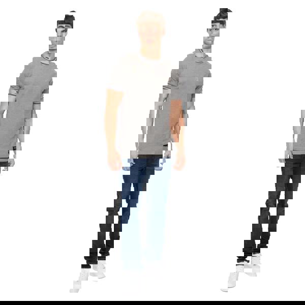 Crosshatch Mens Keraga T-Shirt - Denim Blue - 