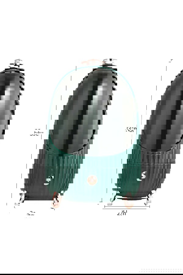 Living and Home 2-Tier Dustproof Makeup Organizer Box with LED Light