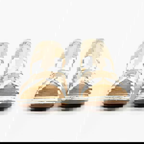Rieker Rieker 65918-81 Womens Sandals White Combination