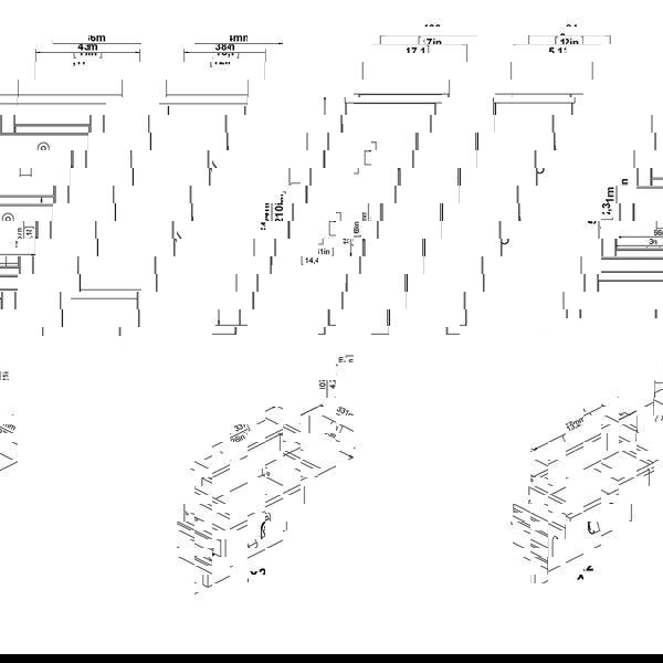 Furniture To Go Madrid Bedside Table 2 drawers in Matt Black