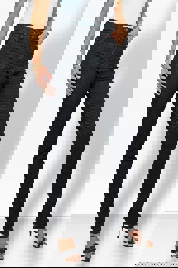 Paulo Due Womens Classic Straight Leg Denim Jeans