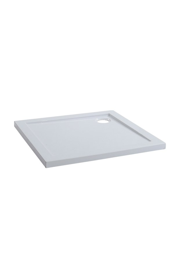 Living and Home 1000x800mm Rectangular Shower Tray White