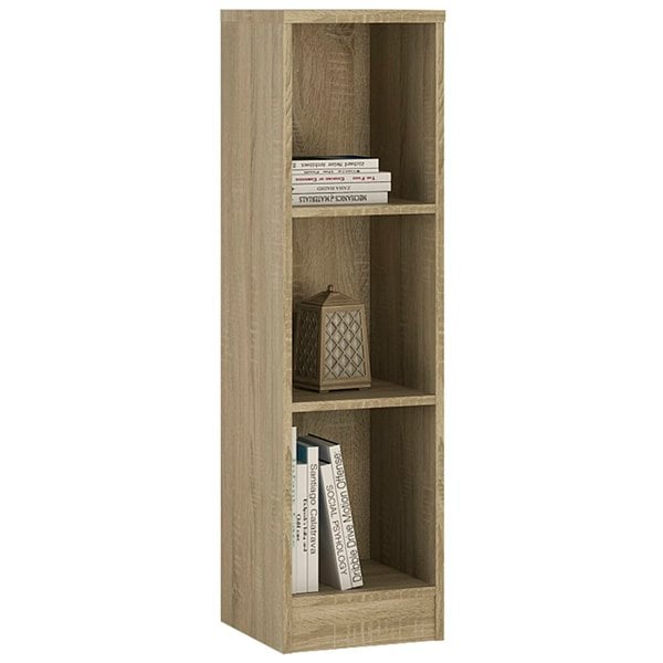 Furniture To Go 4 You Medium Narrow Bookcase in Sonama Oak