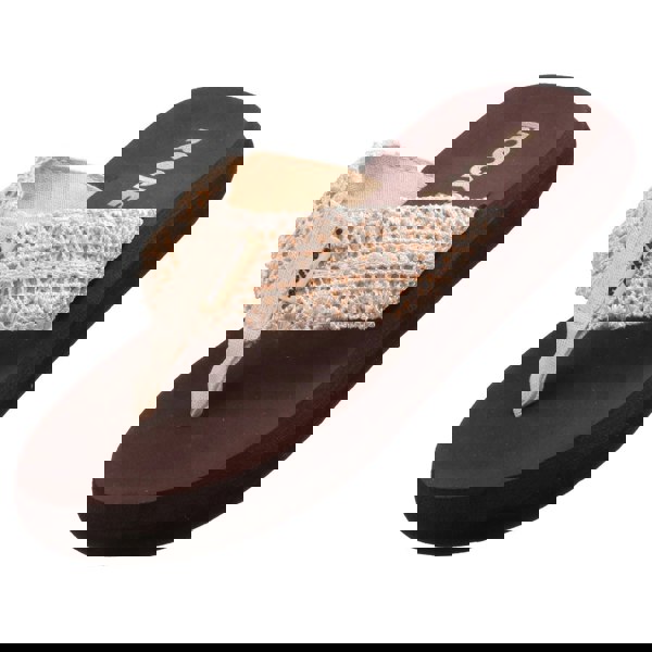 Rocket Dog Spotlight Lima Fabric Women's Natural Multi Flip Flops