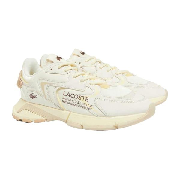 Lacoste Mens L003 Neo Leather Trainers - Off White - 