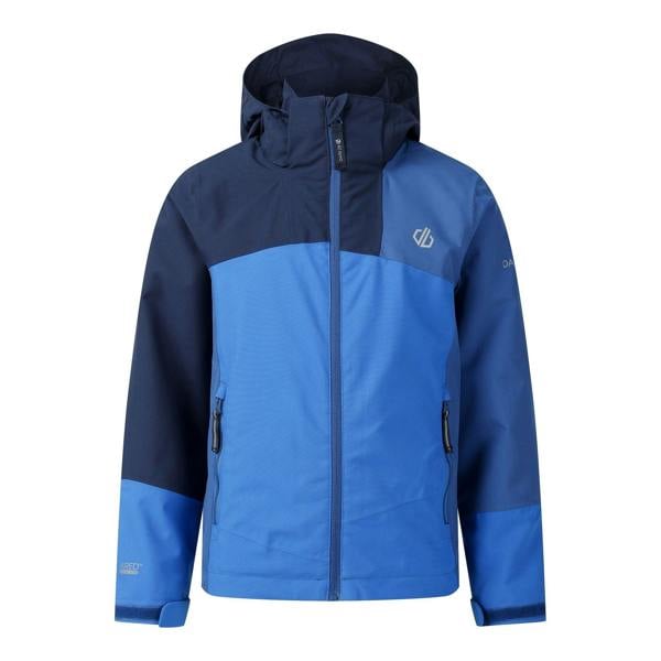 Dare 2B Childrens/Kids Explore III Waterproof Jacket - Oxford Blue