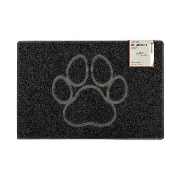 Oseasons Paw Large Embossed Doormat in Black