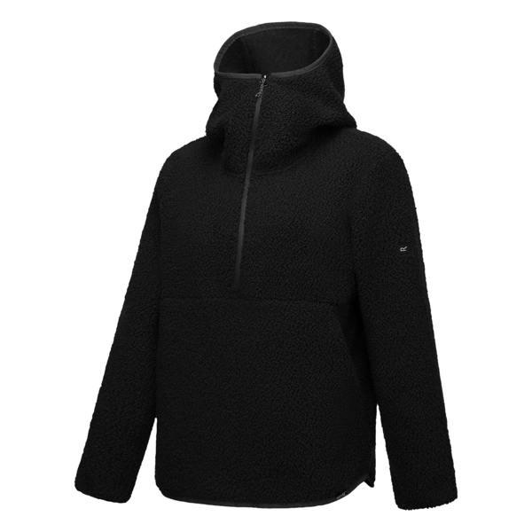 Regatta Womens/Ladies Elindra Water Repellent Half Zip Fleece - Black - 