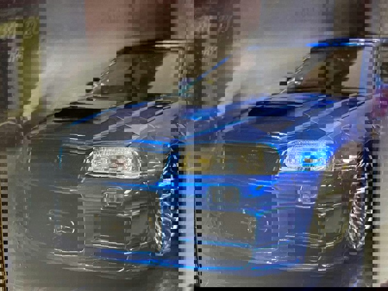 fast and furious brians nissan skyline gt-r bnr34 1:24 jada 97173
