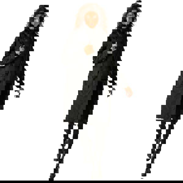 Regatta Womens/Ladies Yarli Longline Waterproof Jacket - Black/Dark Grey - 