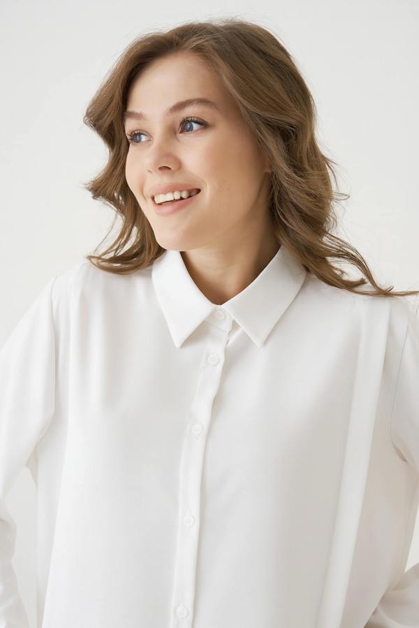 Hoxton Gal Relaxed Fit Long Sleeves Cuff Detailed Top