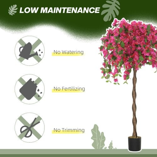 Wyld Haus Lecole Pair Of Artificial Murraya Blossom Trees In Pots 120cm Red