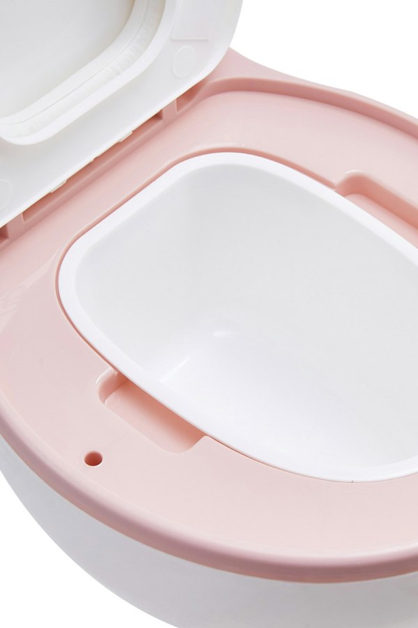 Living and Home Comfortable PVC Seat Cushion Pink Plastic Training Potty Seat for Toddlers