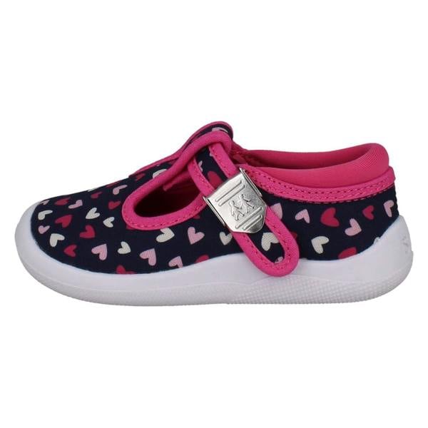Start-rite Kids Startrite First Walking Canvas T-Bar Shoes Wriggles T-Bar