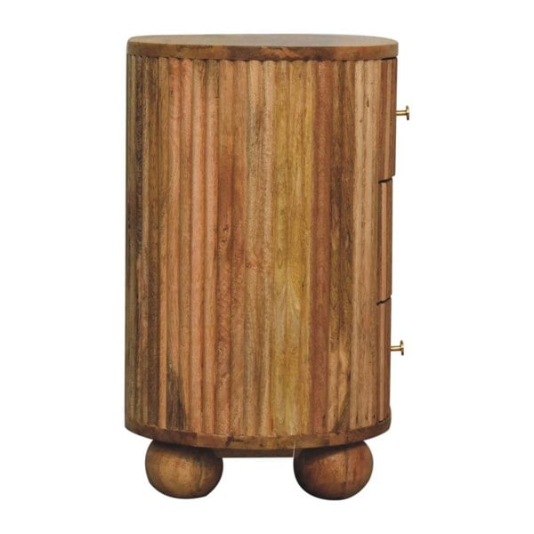 Artisan Furniture Soba Ball 3 Drawer Bedside